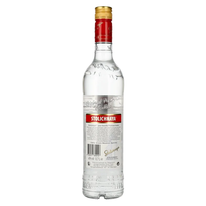 Stolichnaya Premium Vodka FKP 40% Vol. 0,7l