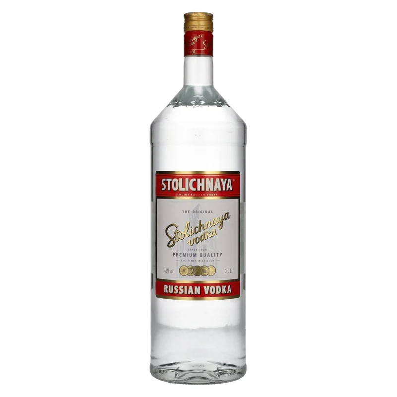 Stolichnaya Premium Vodka FKP 40% Vol. 3l