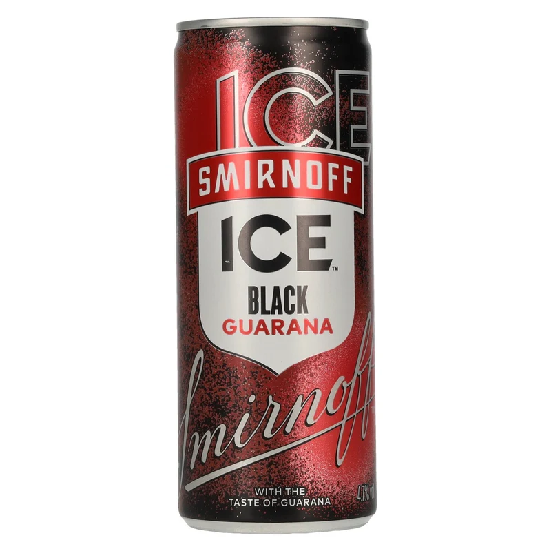 Smirnoff ICE Black Guarana 4,7% Vol. 12x0,25l Dosen Pfand