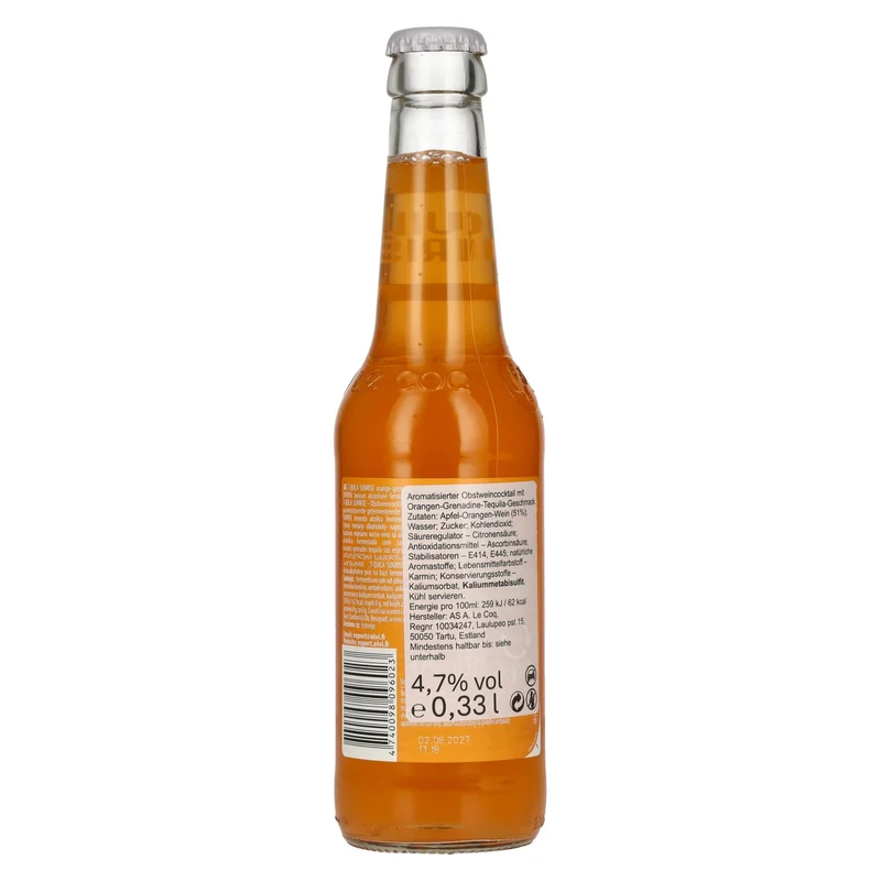 Le Coq T-QUILA SUNRISE 4,7% Vol. 0,33l