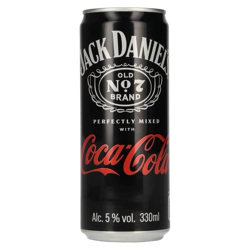 Jack Daniel's No. 7 Whiskey & Coca Cola 5% Vol. 12x0,33l Dosen Pfand
