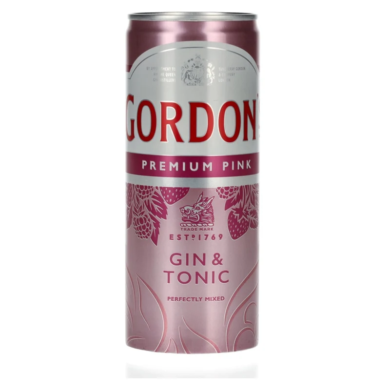 Gordon's Premium Pink Gin & Tonic 6,4% Vol. 0,25l Dose Pfand