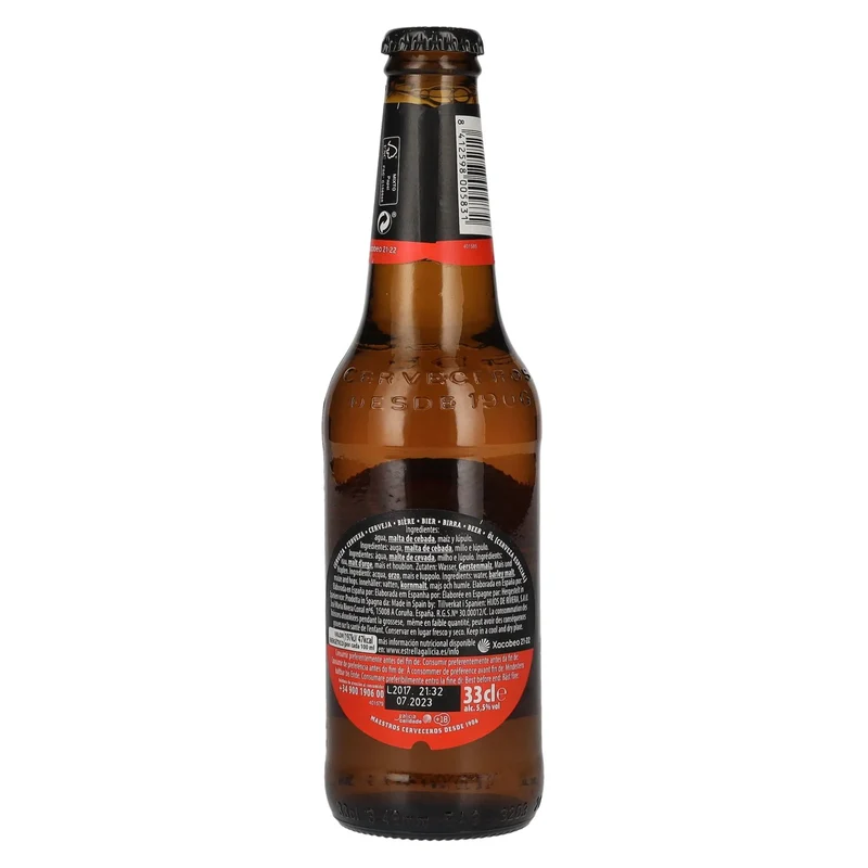 Estrella Galicia Cerveza Especial 5,5% Vol. 0,33l
