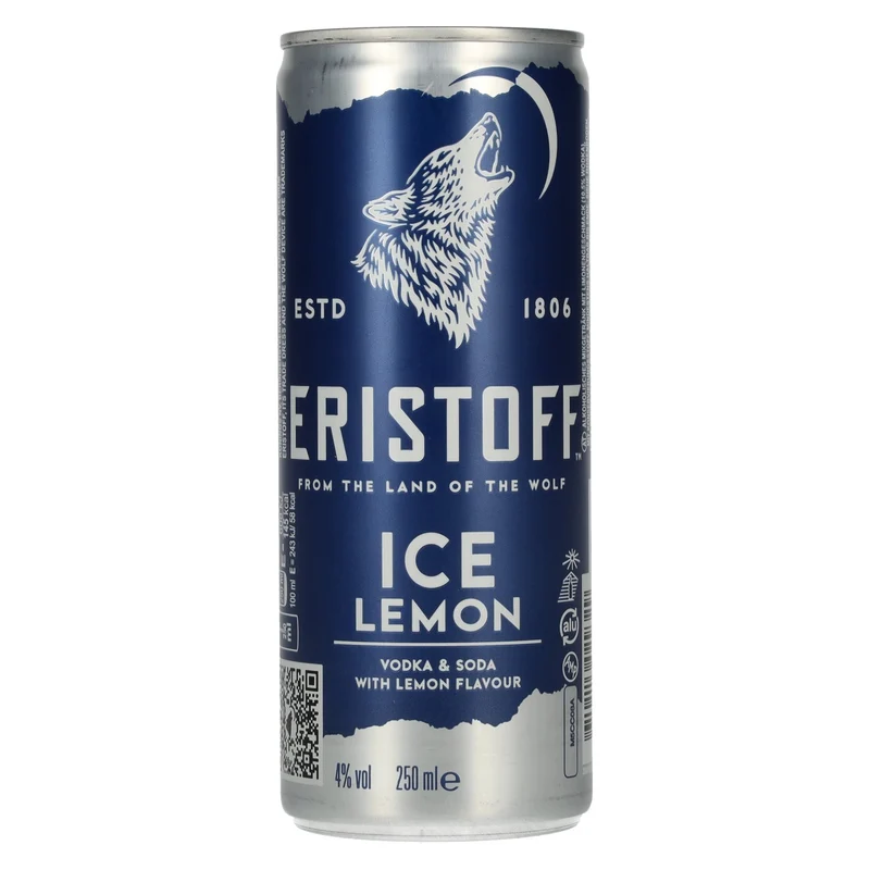 Eristoff Ice Lemon 4% Vol. 0,25l Dose Pfand