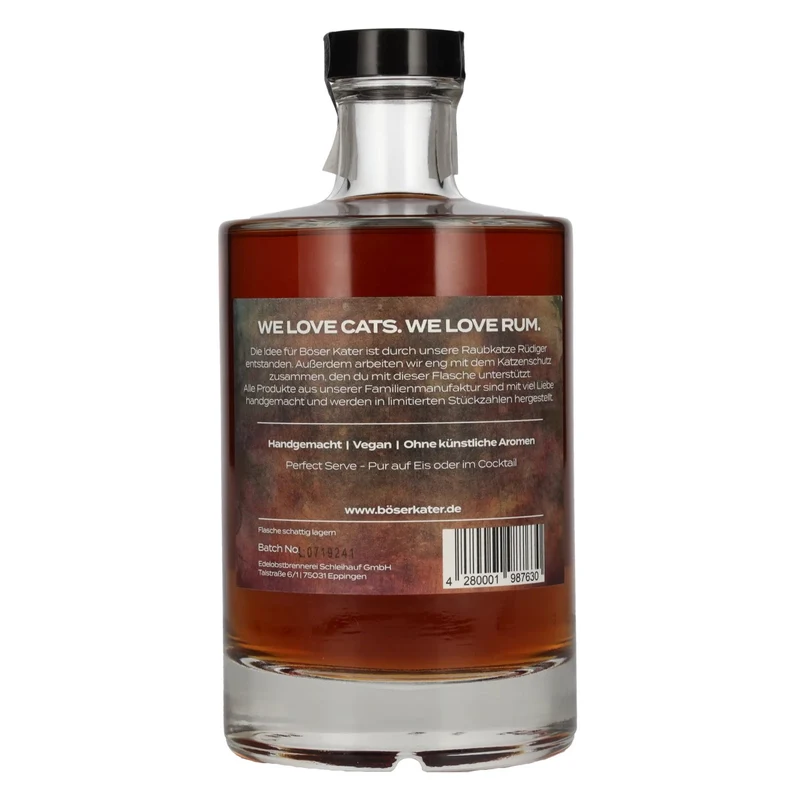 BÖSER KATER RUMbazamba Caramel Toffee Spirit Drink 40% Vol. 0,5l