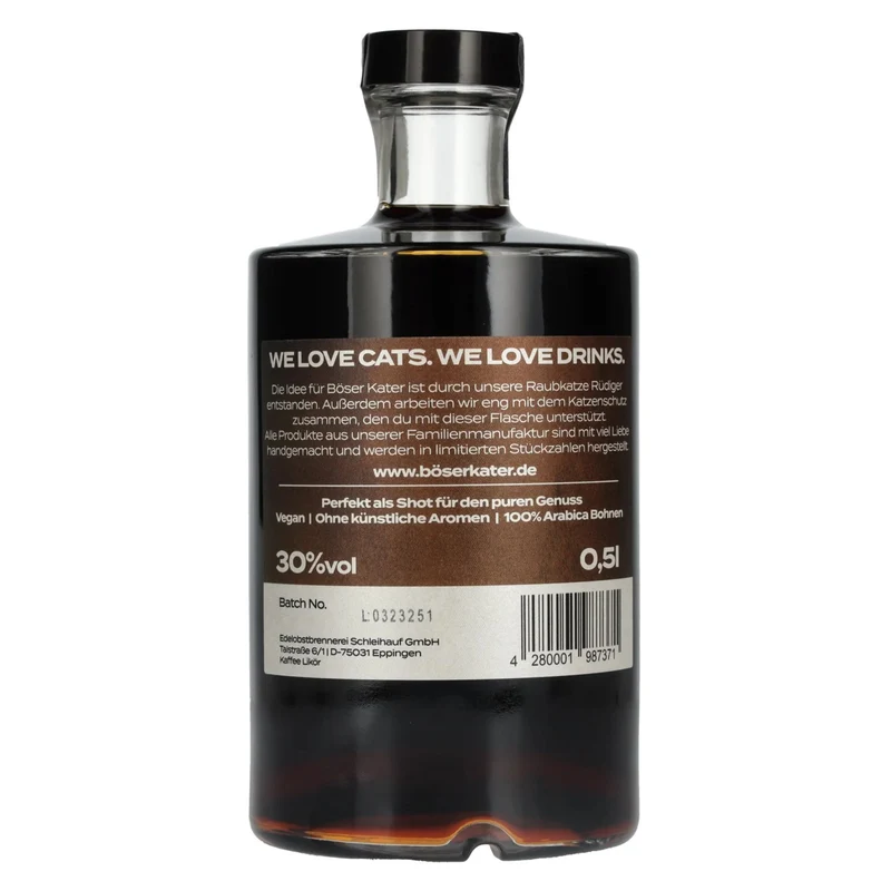 BÖSER KATER Royal Coffee Likör 30% Vol. 0,5l