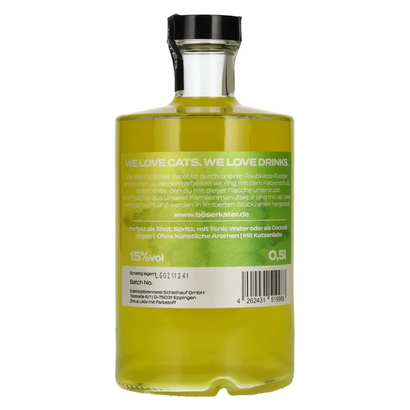 BÖSER KATER Aperitivo Lemon & Lime 15% Vol. 0,5l