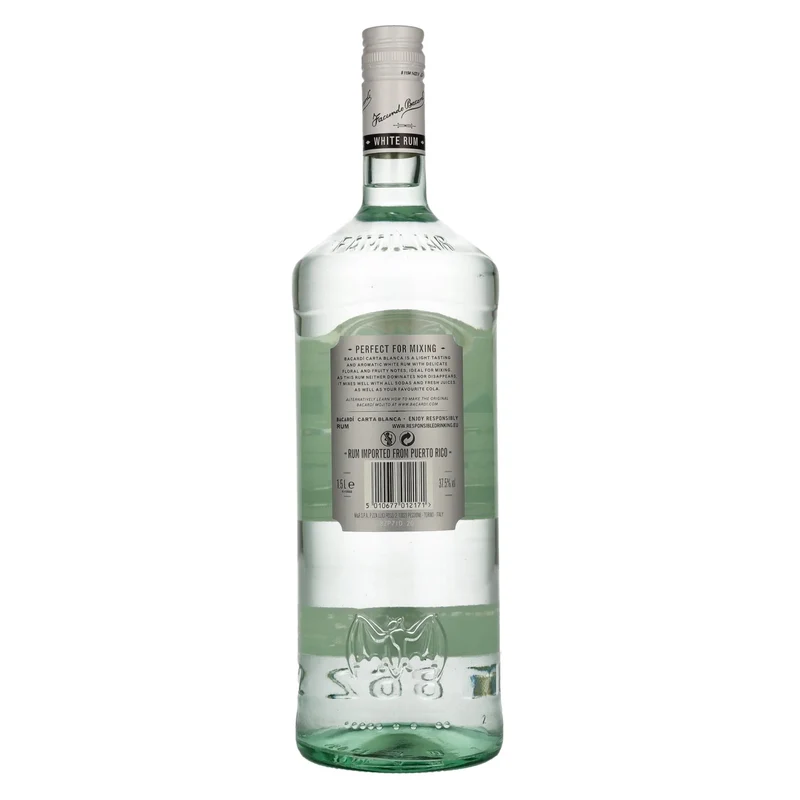 Bacardi Ron Carta Blanca Superior 37,5% Vol. 1,5l