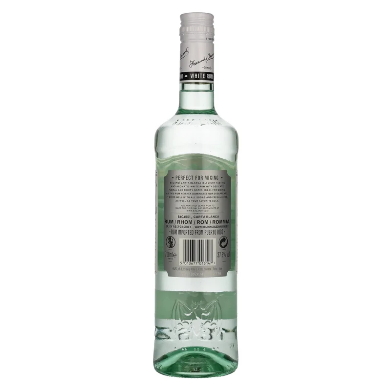 Bacardi Ron Carta Blanca Superior 37,5% Vol. 0,7l
