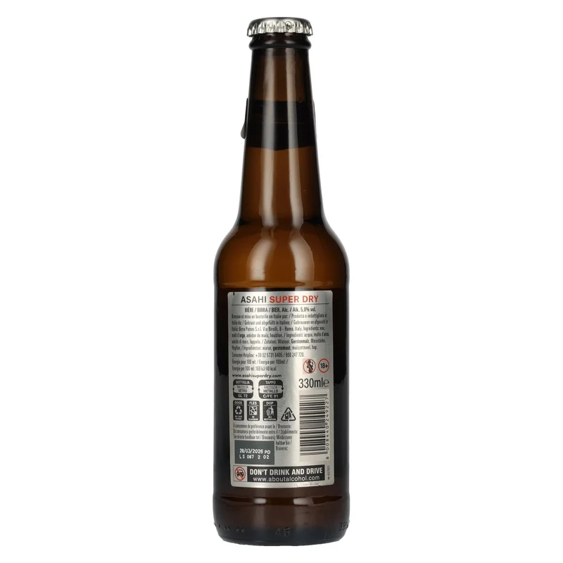 ASAHI Super Dry Beer 5% Vol. 24x0,33l