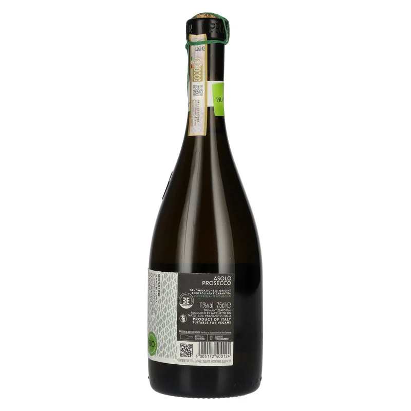 Sacchetto Prapian 3 Volte Asolo Prosecco Vino Frizzante Biologico DOCG 11% Vol. 0,75l