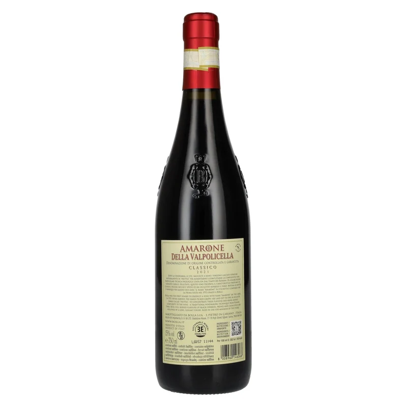 Bolla Amarone della Valpolicella Classico DOCG 2021 15% Vol. 0,75l