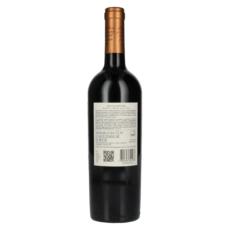 Montes CABERNET SAUVIGNON CARMENÈRE Limited Selection 2023 14,5% Vol. 0,75l