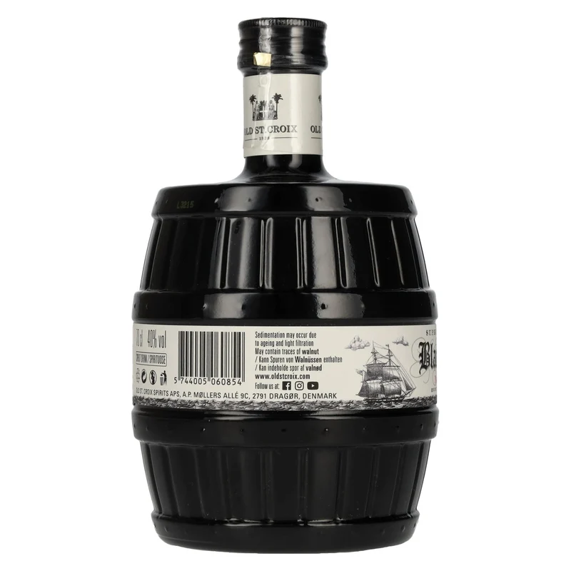 Old St. Croix A.H. Riise Black Barrel NAVY SPICED Spirit Drink 40% Vol. 0,7l