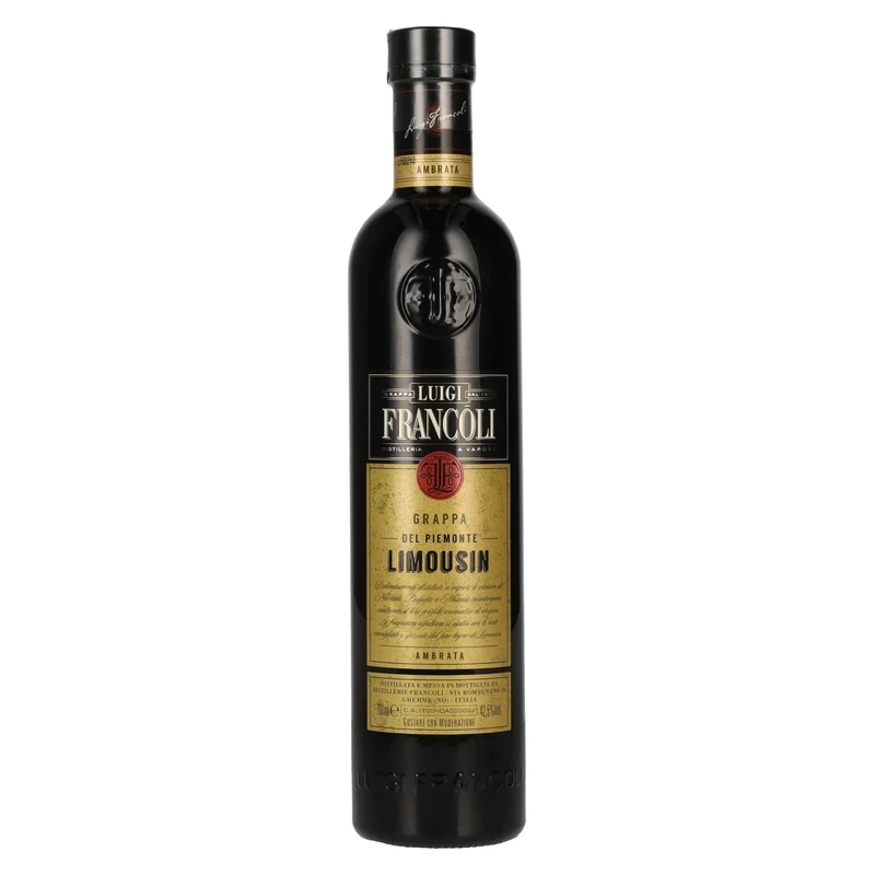 Luigi Francoli Grappa Rovere Di Slavonia & LIMOUSIN 42,5% Vol. 0,7l