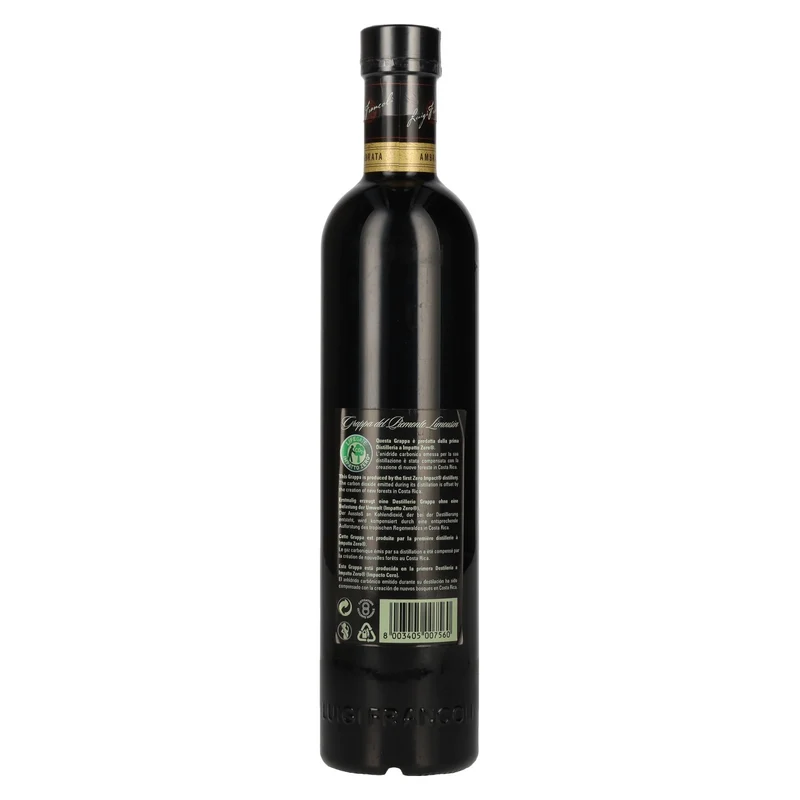 Luigi Francoli Grappa Rovere Di Slavonia & LIMOUSIN 42,5% Vol. 0,7l