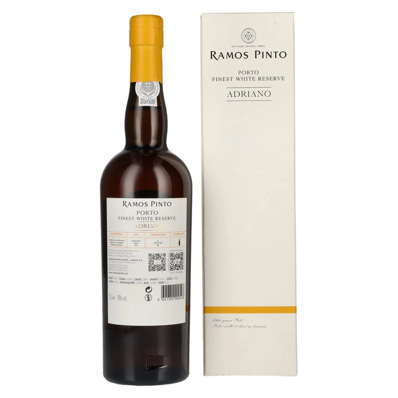 Ramos Pinto Adriano Porto White Reserve 19% Vol. 0,75l in Geschenkbox