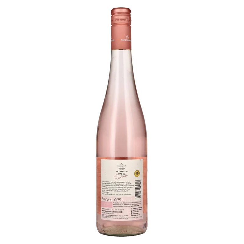 Katlenburger Rhabarber Wein Schorle 5% Vol. 0,75l