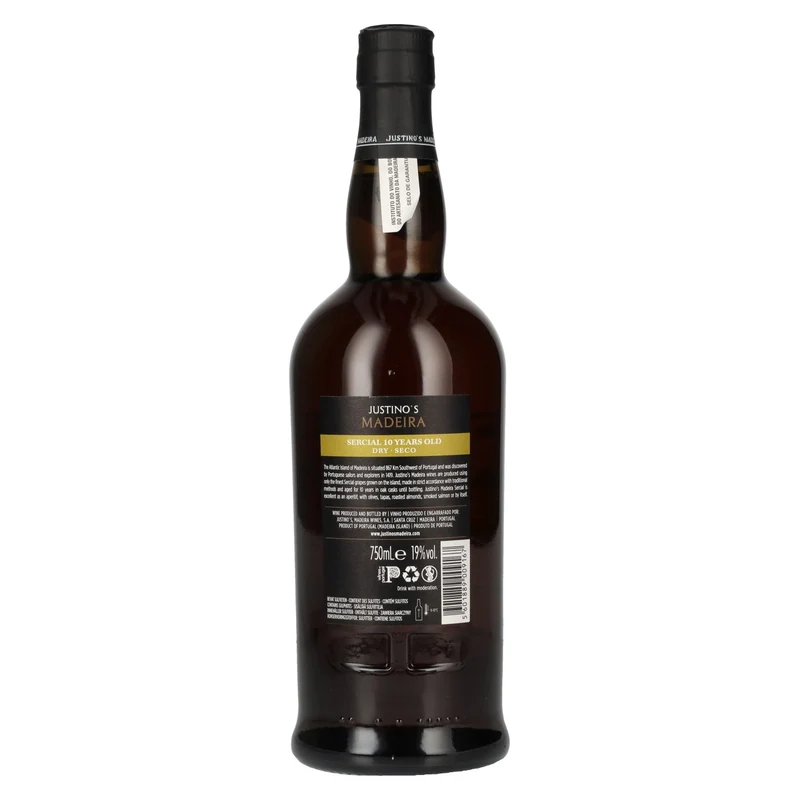 Justino's Madeira 10 Years Old SERCIAL 19% Vol. 0,75l
