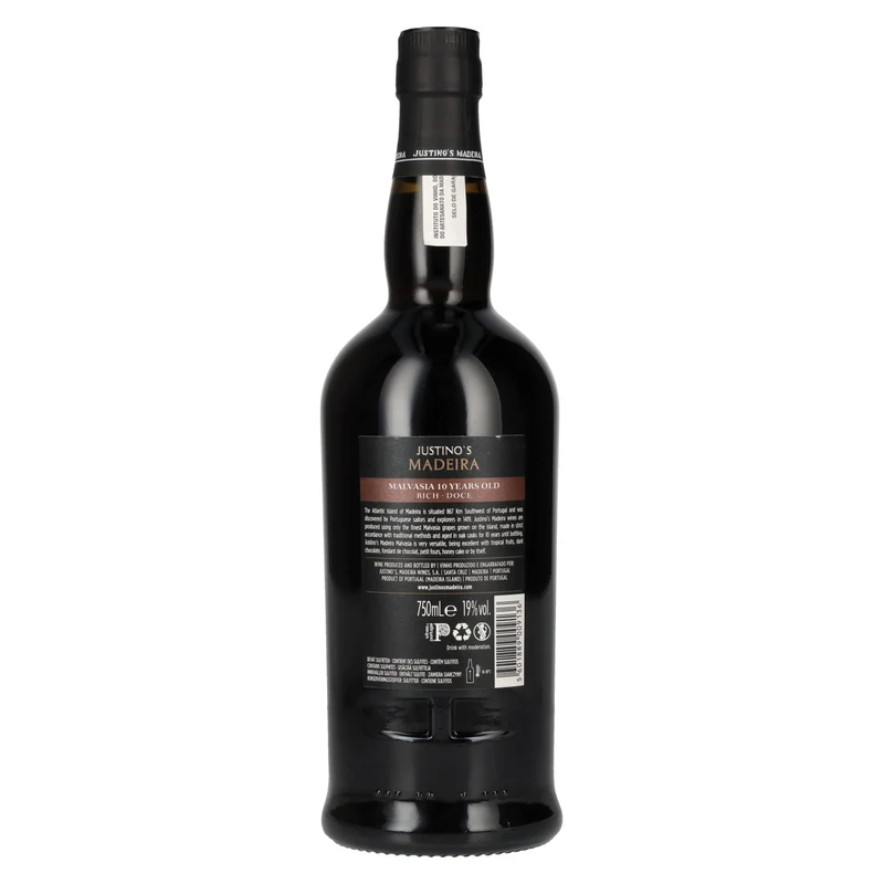 Justino's Madeira 10 Years Old MALVASIA 19% Vol. 0,75l