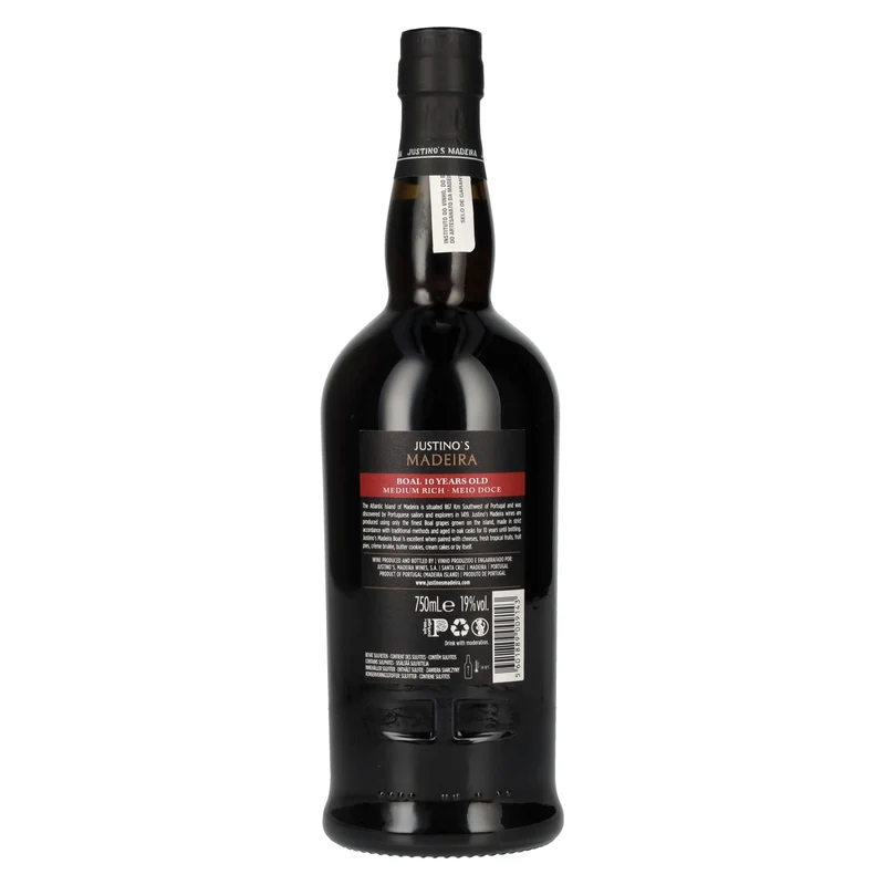 Justino's Madeira 10 Years Old BOAL 19% Vol. 0,75l