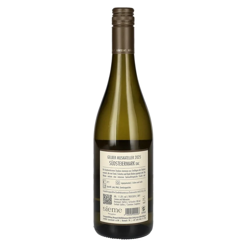 Adam-Lieleg Gelber Muskateller Steiermark DAC 2025 11% Vol. 0,75l