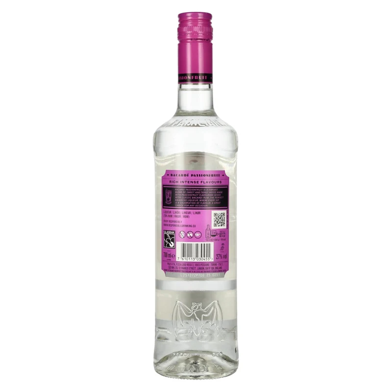 Bacardi PASSIONFRUIT Rum With Natural Flavors 27% Vol. 0,7l