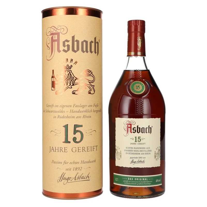 Asbach Spezialbrand 15 Jahre gereift 40% Vol. 0,7l in Geschenkbox