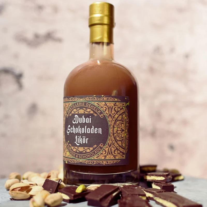 Deheck Dubai Schokolade Likör 0,5l, alc. 15 Vol.-%