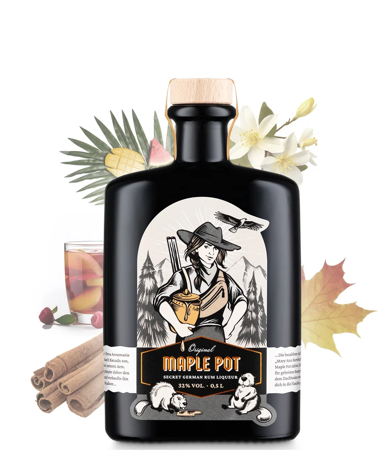 Maple Pot Secret German Rum Liqueur