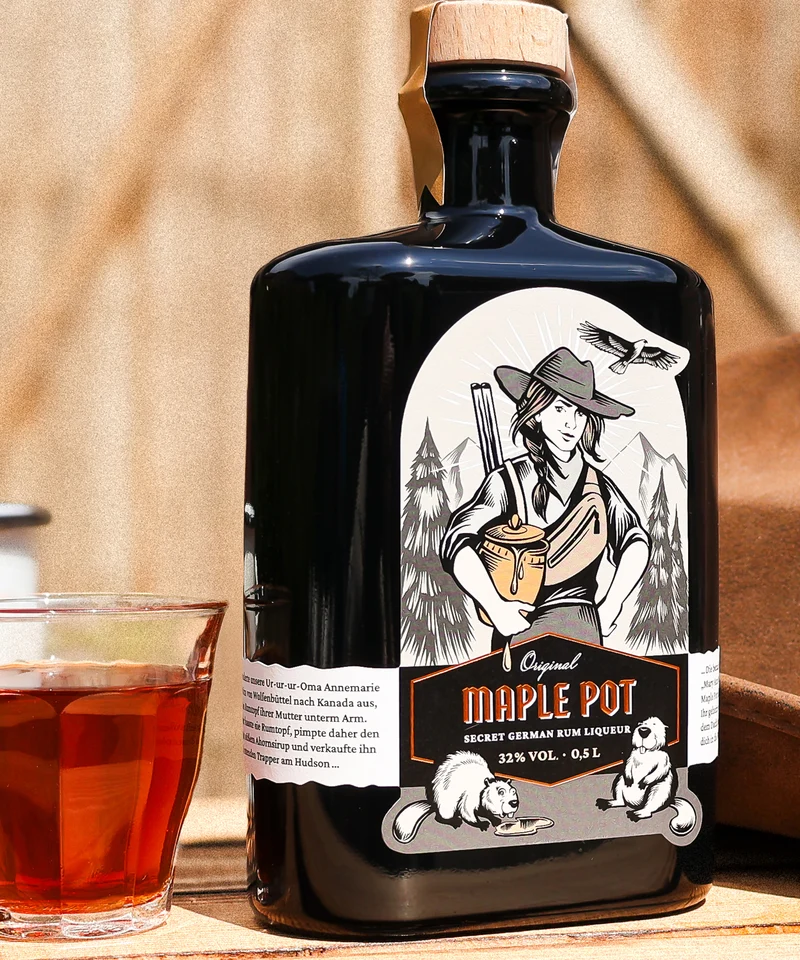 Maple Pot Secret German Rum Liqueur