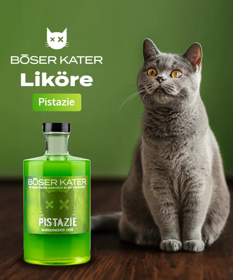 Böser Kater Pistazien Likör