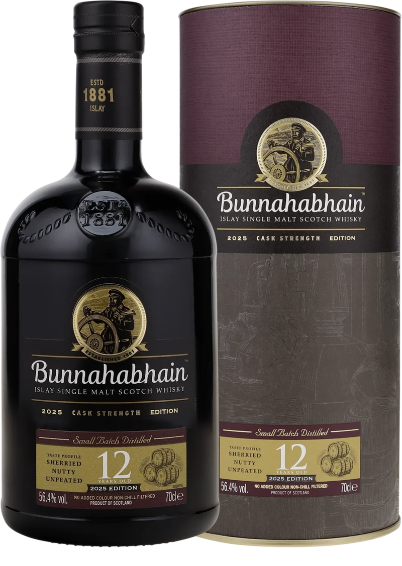 Bunnahabhain 12 Jahre Cask Strength 2025 0,7l, alc. 56,4 Vol.-%