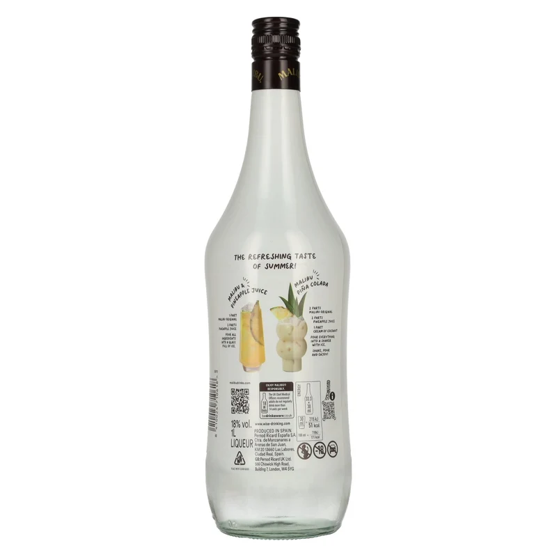 Malibu Coconut 18% Vol. 1l
