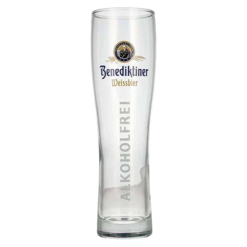 Benediktiner Alkoholfrei Glas l mit Eichung 0,5l