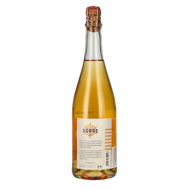 Sorre Cidre Artisanal Doux 2,5% Vol. 0,75l