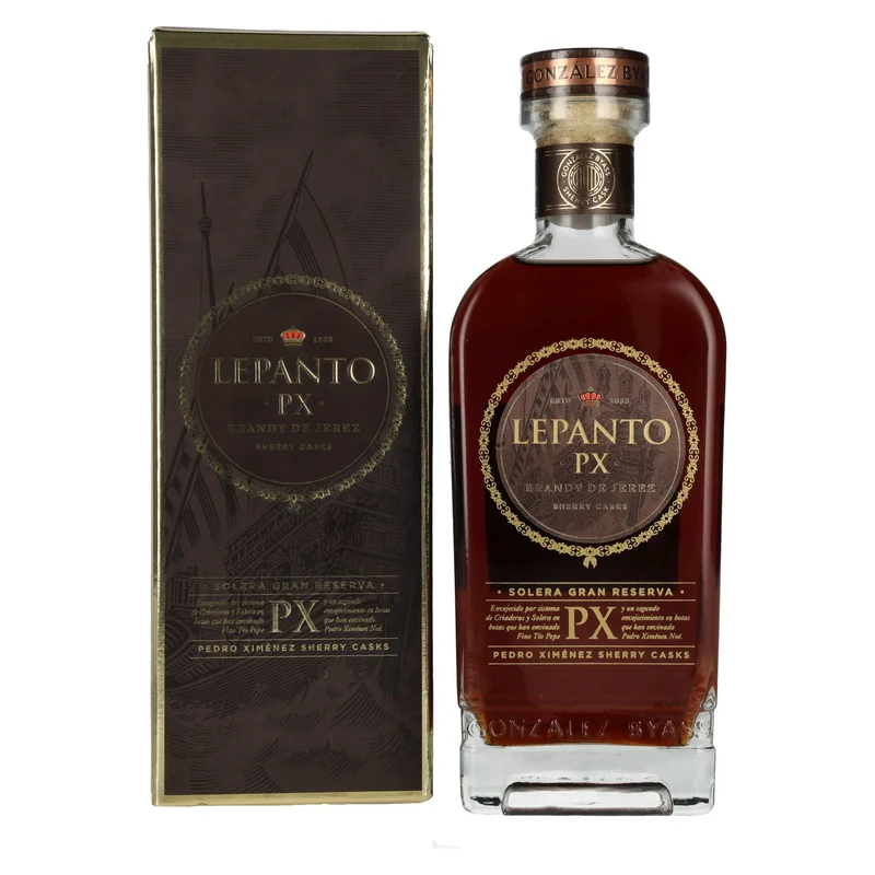 Lepanto P.X. Solera Gran Reserva Brandy de Jerez 36% Vol. 0,7l in Geschenkbox