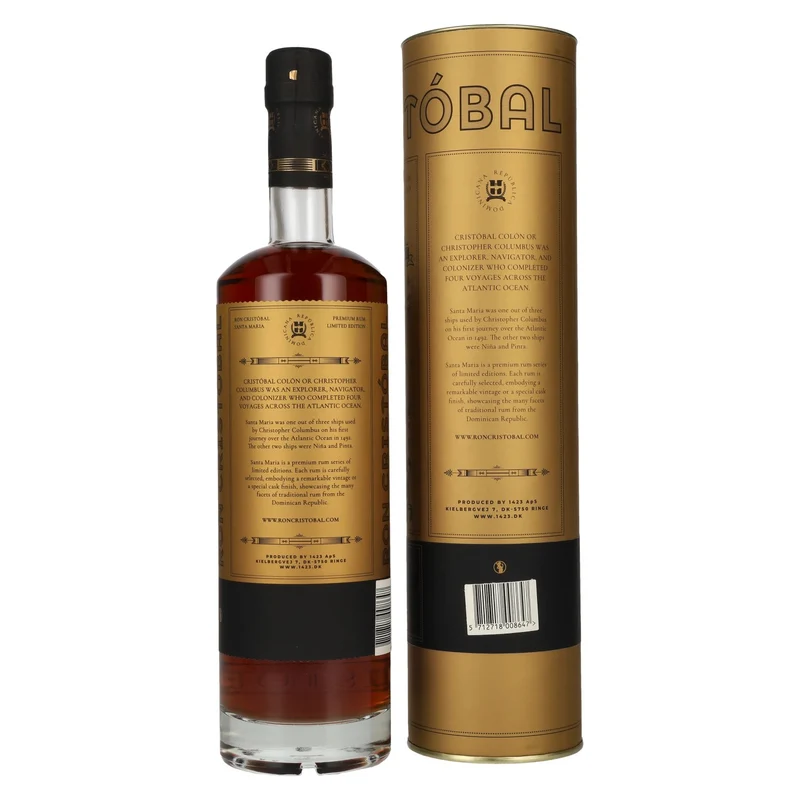 Ron Cristóbal Santa Maria PX Sherry Cask Finish 43% Vol. 0,7l in Geschenkbox