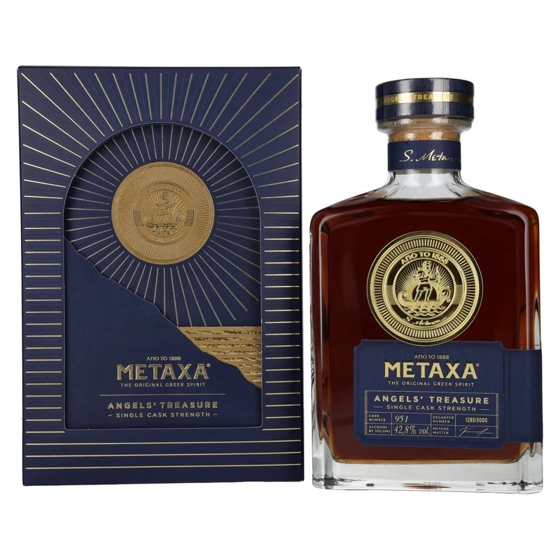 Metaxa Angels' Treasure Single Cask Strength 42,8% Vol. 0,7l in Geschenkbox