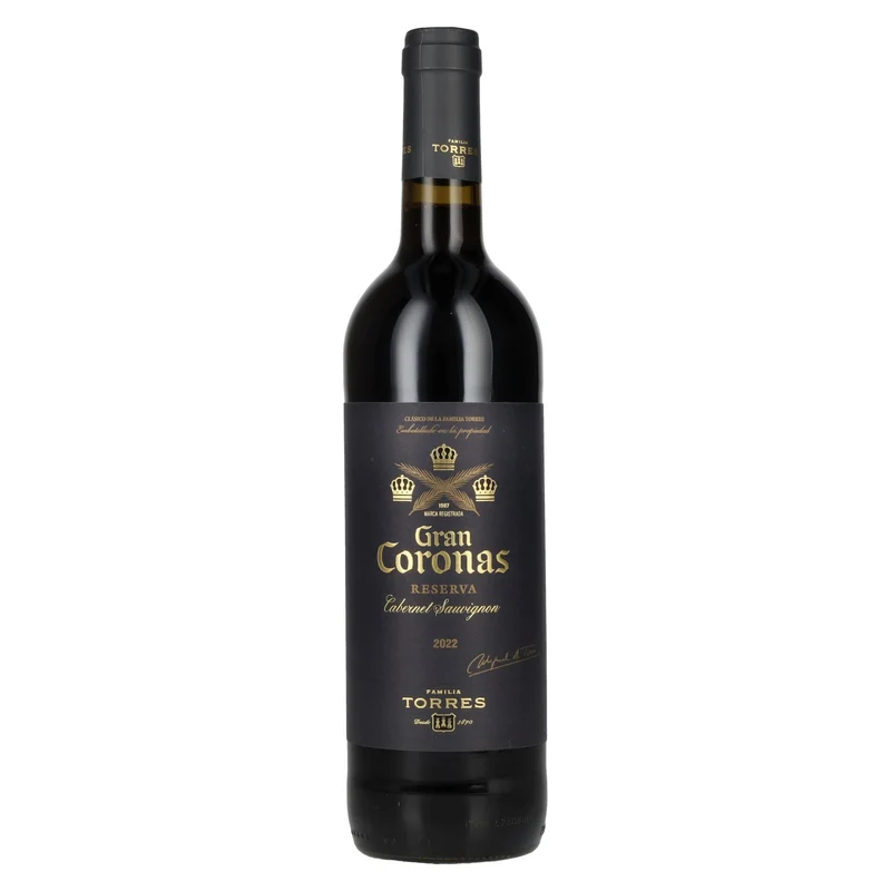 Torres Gran Coronas Cabernet Sauvignon Reserva 2022 14% Vol. 0,75l