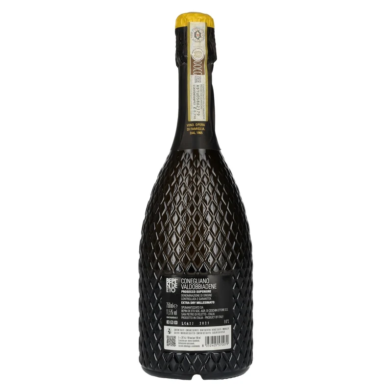 Bepin De Eto Prosecco Superiore Extra Dry Millesimato DOCG 2025 11,5% Vol. 0,75l
