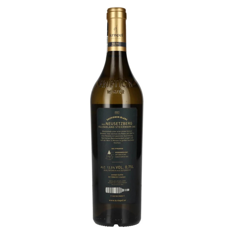 KRISPEL Sauvignon Blanc Ried Neusetzberg Vulkanland Steiermark DAC 2021 12,5% Vol. 0,75l