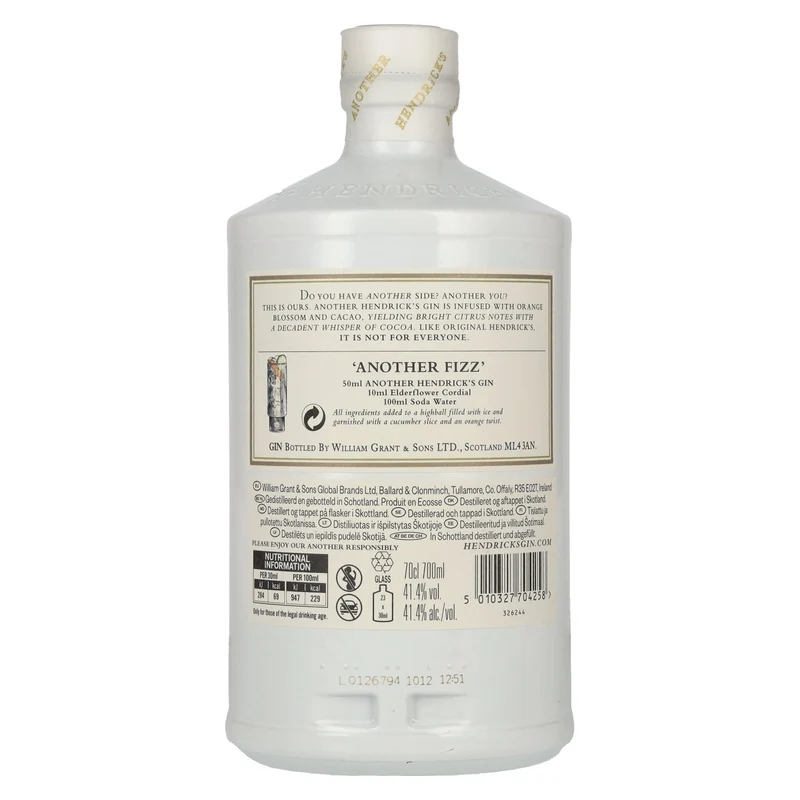 Hendrick's Gin ANOTHER 41,4% Vol. 0,7l