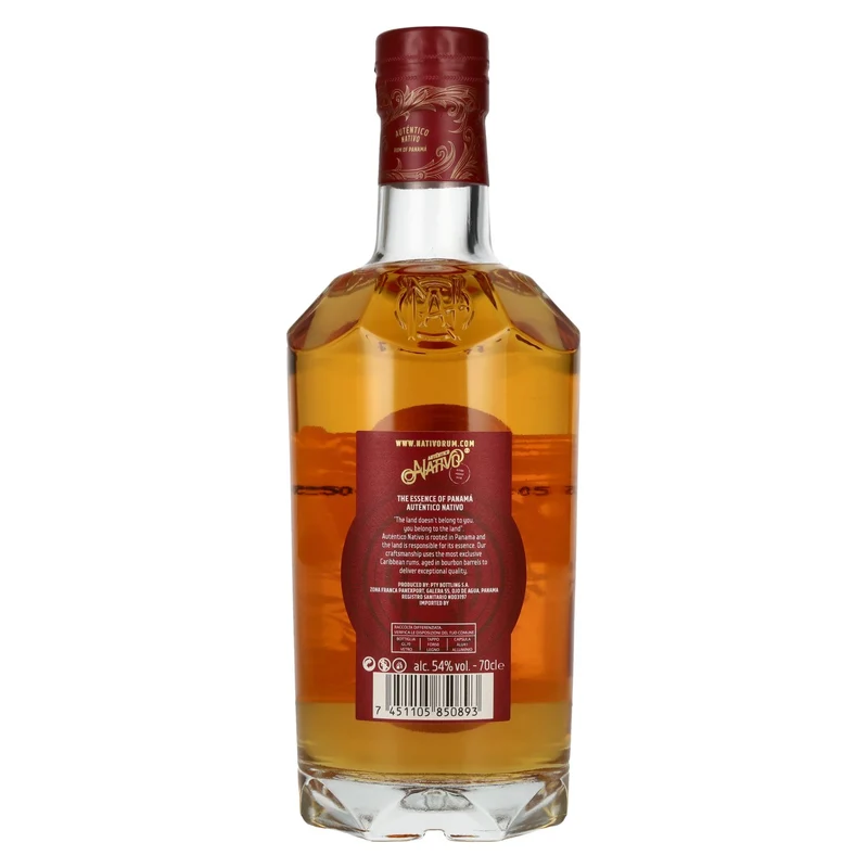Auténtico Nativo Overproof Rum 54% Vol. 0,7l