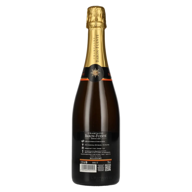 Baron-Fuenté MILLÉSIME Champagne Brut 2015 12,5% Vol. 0,75l