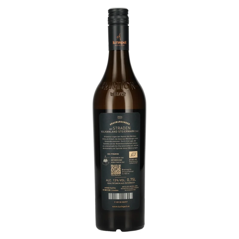 KRISPEL Grauburgunder Straden Vulkanland Steiermark DAC 2024 13% Vol. 0,75l
