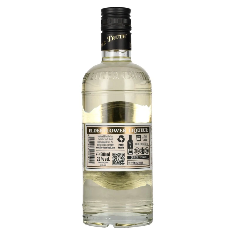 The Bitter Truth Elderflower Liqueur 22% Vol. 0,5l