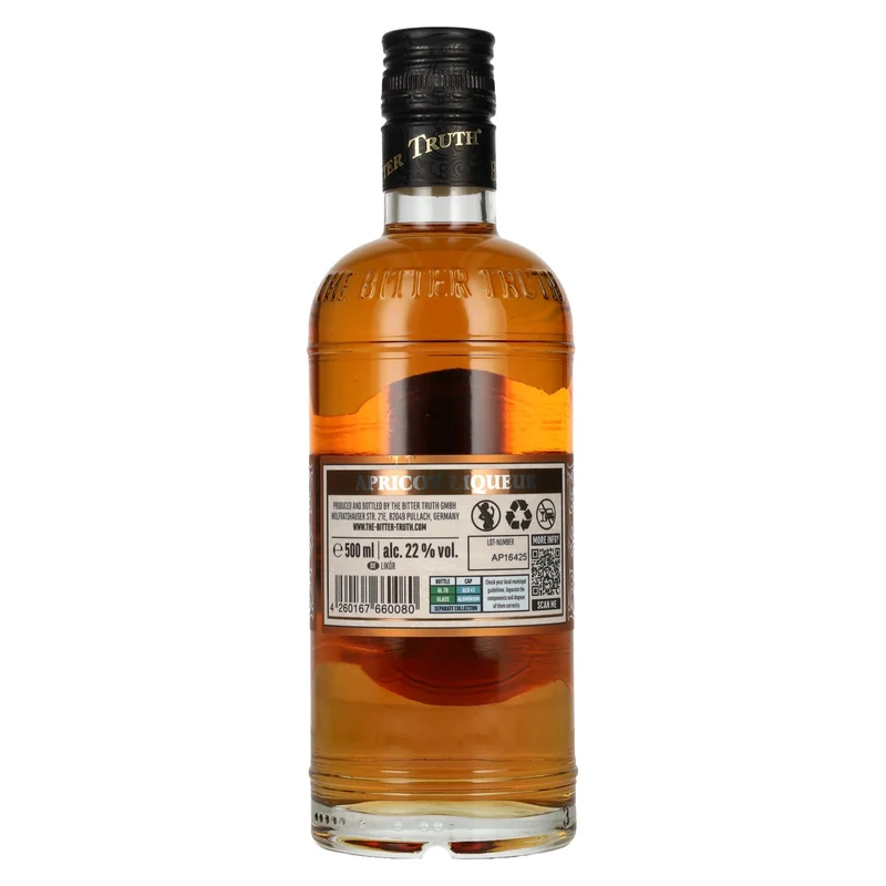 The Bitter Truth Apricot Liqueur 22% Vol. 0,5l