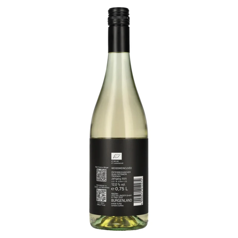 Hillinger Vv White 2025 12% Vol. 0,75l