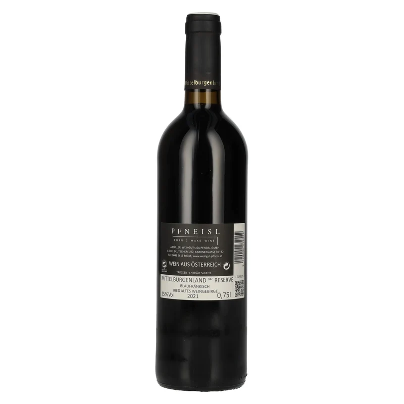 Pfneisl Ried Altes Weingebirge Blaufränkisch Mittelburgenland Reserve DAC 2021 15% Vol. 0,75l
